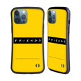 thumbnail image 1 of Head Case Designs Officially Licensed Friends TV Show Logos Pattern Hybrid Case Compatible with Apple iPhone 13 Pro Max, 1 of 7