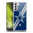 thumbnail image 1 of Head Case Designs NFL Dallas Cowboys Logo Stripes Soft Gel Case for Samsung Galaxy S21+ 5G, 1 of 7