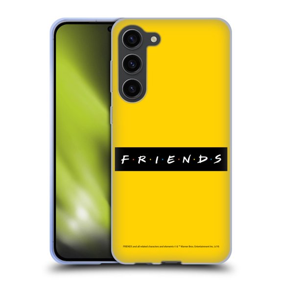 Head Case Designs Officially Licensed Friends TV Show Logos Pattern Soft Gel Case Compatible with Samsung Galaxy S23+ 5G