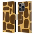 thumbnail image 1 of Head Case Designs Officially Licensed Grace Illustration Animal Prints Giraffe Leather Book Wallet Case Cover Compatible with Apple iPhone 14 Pro, 1 of 6