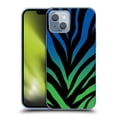 thumbnail image 1 of Head Case Designs Officially Licensed Grace Illustration Animal Prints Ombré Zebra Soft Gel Case Compatible with Apple iPhone 14, 1 of 7