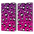 thumbnail image 1 of Head Case Designs Officially Licensed Grace Illustration Animal Prints Pink Leopard Leather Book Wallet Case Cover Compatible with Apple iPad Air 2 (2014), 1 of 6
