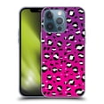 thumbnail image 1 of Head Case Designs Officially Licensed Grace Illustration Animal Prints Pink Leopard Soft Gel Case Compatible with Apple iPhone 13 Pro, 1 of 7