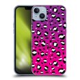 thumbnail image 1 of Head Case Designs Officially Licensed Grace Illustration Animal Prints Pink Leopard Soft Gel Case Compatible with Apple iPhone 14 Plus, 1 of 7