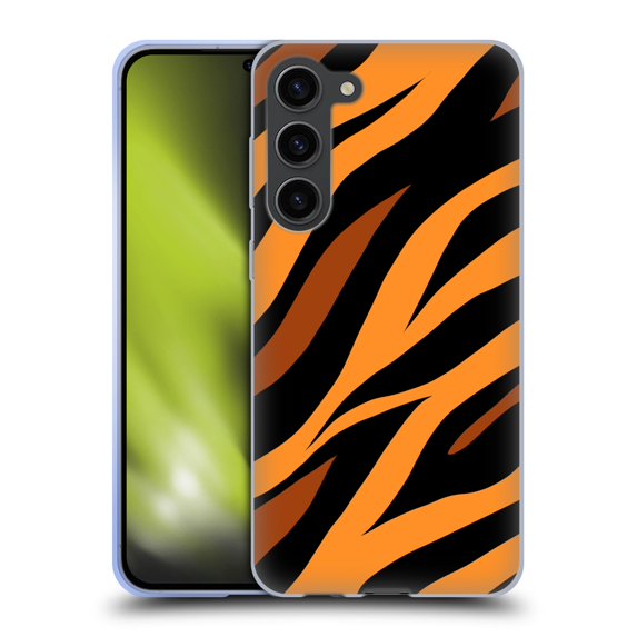 Head Case Designs Officially Licensed Grace Illustration Animal Prints Tiger Soft Gel Case Compatible with Samsung Galaxy S23+ 5G