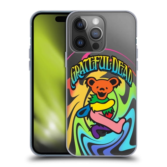 Head Case Designs Officially Licensed Grateful Dead Trends Bear 2 Soft Gel Case Compatible with Apple iPhone 14 Pro