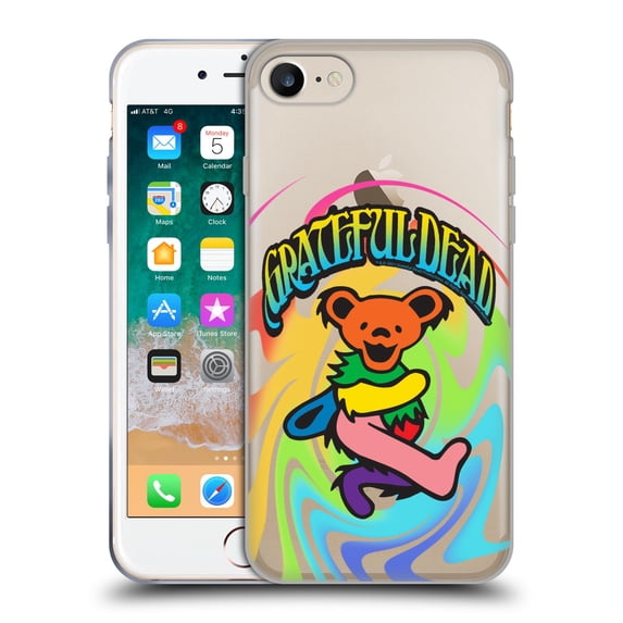 Head Case Designs Officially Licensed Grateful Dead Trends Bear 2 Soft Gel Case Compatible with Apple iPhone 7 / 8 / SE 2020 & 2022