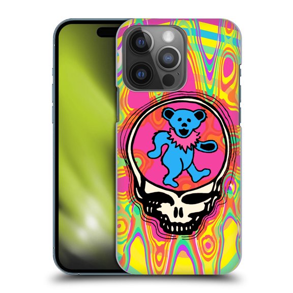 Head Case Designs Officially Licensed Grateful Dead Trends Bear Hard Back Case Compatible with Apple iPhone 14 Pro