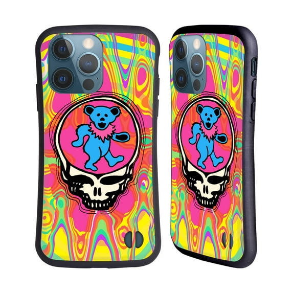 Head Case Designs Officially Licensed Grateful Dead Trends Bear Hybrid Case Compatible with Apple iPhone 13 Pro