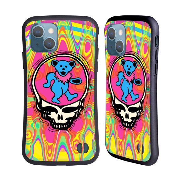 Head Case Designs Officially Licensed Grateful Dead Trends Bear Hybrid Case Compatible with Apple iPhone 13