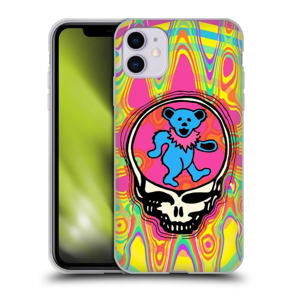 Head Case Designs Grateful Dead Trends Bear Soft Gel Case for Apple iPhone 11