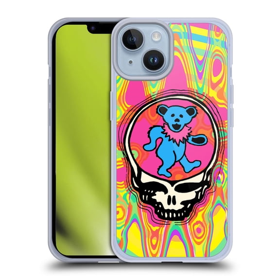 Head Case Designs Grateful Dead Trends Bear Soft Gel Case for Apple iPhone 14