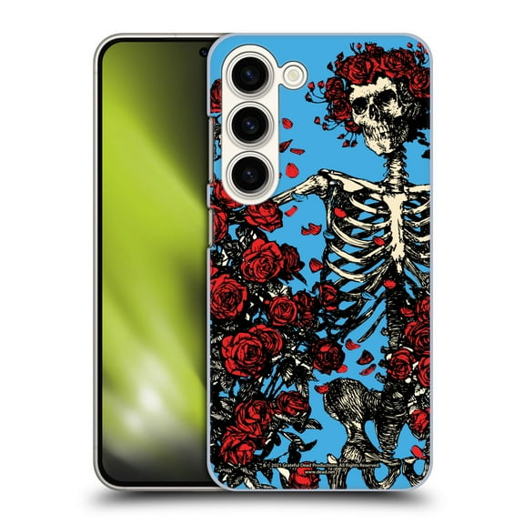 Head Case Designs Officially Licensed Grateful Dead Trends Bertha Skull Roses Hard Back Case Compatible with Samsung Galaxy S23 5G