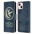 thumbnail image 1 of Head Case Designs Officially Licensed HBO Game of Thrones Dark Distressed Look Sigils Arryn Leather Book Wallet Case Cover Compatible with Apple iPhone 13, 1 of 6