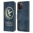 thumbnail image 1 of Head Case Designs Officially Licensed HBO Game of Thrones Dark Distressed Look Sigils Arryn Leather Book Wallet Case Cover Compatible with Apple iPhone 15 Pro Max, 1 of 6