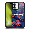 thumbnail image 1 of Head Case Designs NFL New England Patriots Logo Camou Gel Armour Case For Apple iPhone 16, 1 of 7