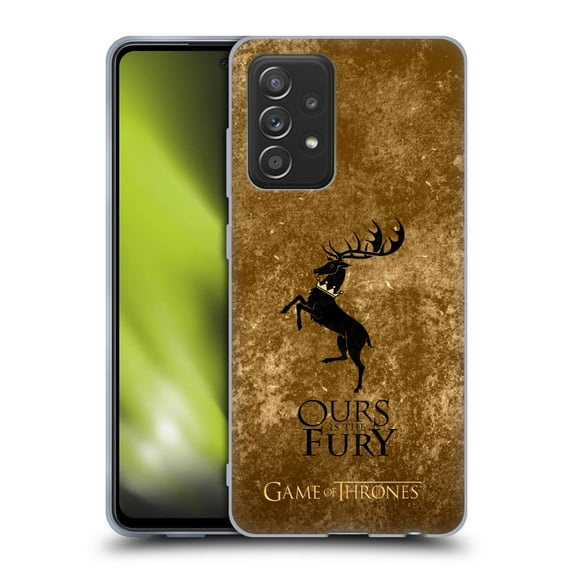 Head Case Designs Officially Licensed HBO Game of Thrones Dark Distressed Look Sigils Baratheon Soft Gel Case Compatible with Samsung Galaxy A52 / A52s / 5G (2021)
