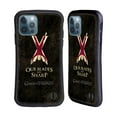 thumbnail image 1 of Head Case Designs Officially Licensed HBO Game of Thrones Dark Distressed Look Sigils Bolton Hybrid Case Compatible with Apple iPhone 12 / iPhone 12 Pro, 1 of 7