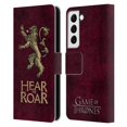 thumbnail image 1 of Head Case Designs Officially Licensed HBO Game of Thrones Dark Distressed Look Sigils Lannister Leather Book Wallet Case Cover Compatible with Samsung Galaxy S22 5G, 1 of 6