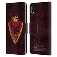 thumbnail image 1 of Head Case Designs Officially Licensed HBO Game of Thrones Dark Distressed Look Sigils Stannis Leather Book Wallet Case Cover Compatible with Apple iPhone XR, 1 of 6