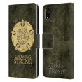 thumbnail image 1 of Head Case Designs Officially Licensed HBO Game of Thrones Dark Distressed Look Sigils Tyrell Leather Book Wallet Case Cover Compatible with Apple iPhone XR, 1 of 6
