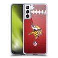 thumbnail image 1 of Head Case Designs NFL Minnesota Vikings Graphics Football Soft Gel Case for Samsung Galaxy S21+ 5G, 1 of 7