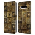 thumbnail image 1 of Head Case Designs Officially Licensed HBO Game of Thrones Golden Sigils All Houses Leather Book Wallet Case Cover Compatible with Samsung Galaxy S10+ / S10 Plus, 1 of 6