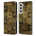 thumbnail image 1 of Head Case Designs Officially Licensed HBO Game of Thrones Golden Sigils All Houses Leather Book Wallet Case Cover Compatible with Samsung Galaxy S22 5G, 1 of 6