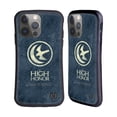 thumbnail image 1 of Head Case Designs Officially Licensed HBO Game of Thrones Dark Distressed Look Sigils Arryn Hybrid Case Compatible with Apple iPhone 14 Pro, 1 of 7