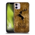 thumbnail image 1 of Head Case Designs Officially Licensed HBO Game of Thrones Dark Distressed Look Sigils Baratheon Hard Back Case Compatible with Apple iPhone 11, 1 of 7