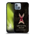 thumbnail image 1 of Head Case Designs Officially Licensed HBO Game of Thrones Dark Distressed Look Sigils Bolton Hard Back Case Compatible with Apple iPhone 14, 1 of 7