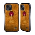 thumbnail image 1 of Head Case Designs Officially Licensed HBO Game of Thrones Dark Distressed Look Sigils Martell Hybrid Case Compatible with Apple iPhone 15, 1 of 7