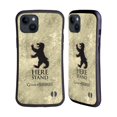 thumbnail image 1 of Head Case Designs Officially Licensed HBO Game of Thrones Dark Distressed Look Sigils Mormont Hybrid Case Compatible with Apple iPhone 15 Plus, 1 of 7