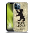 thumbnail image 1 of Head Case Designs Officially Licensed HBO Game of Thrones Dark Distressed Look Sigils Mormont Soft Gel Case Compatible with Apple iPhone 12 Pro Max, 1 of 7