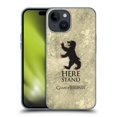 thumbnail image 1 of Head Case Designs Officially Licensed HBO Game of Thrones Dark Distressed Look Sigils Mormont Soft Gel Case Compatible with Apple iPhone 15, 1 of 7