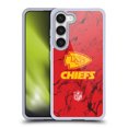 thumbnail image 1 of Head Case Designs NFL Kansas City Chiefs Graphics Coloured Marble Soft Gel Case for Samsung Galaxy S23 5G, 1 of 7