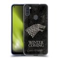 thumbnail image 1 of Head Case Designs Officially Licensed HBO Game of Thrones Dark Distressed Look Sigils Stark Soft Gel Case Compatible with Samsung Galaxy A11 (2020), 1 of 7