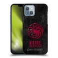 thumbnail image 1 of Head Case Designs Officially Licensed HBO Game of Thrones Dark Distressed Look Sigils Targaryen Hard Back Case Compatible with Apple iPhone 14, 1 of 7