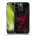 thumbnail image 1 of Head Case Designs Officially Licensed HBO Game of Thrones Dark Distressed Look Sigils Targaryen Soft Gel Case Compatible with Apple iPhone 15 Pro, 1 of 7