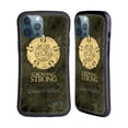 thumbnail image 1 of Head Case Designs Officially Licensed HBO Game of Thrones Dark Distressed Look Sigils Tyrell Hybrid Case Compatible with Apple iPhone 13 Pro Max, 1 of 7