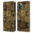 thumbnail image 1 of Head Case Designs Officially Licensed HBO Game of Thrones Golden Sigils All Houses Leather Book Wallet Case Cover Compatible with Apple iPhone 11 Pro, 1 of 6