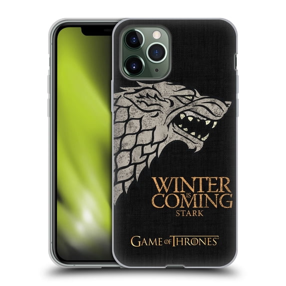 Head Case Designs Officially Licensed HBO Game of Thrones House Mottos Stark Soft Gel Case Compatible with Apple iPhone 11 Pro