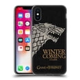thumbnail image 1 of Head Case Designs Officially Licensed HBO Game of Thrones House Mottos Stark Soft Gel Case Compatible with Apple iPhone X / iPhone XS, 1 of 7