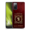 thumbnail image 1 of Head Case Designs Officially Licensed HBO Game of Thrones Metallic Sigils Lannister Hard Back Case Compatible with Samsung Galaxy S20 FE / 5G, 1 of 7