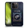 thumbnail image 1 of Head Case Designs Officially Licensed HBO Game of Thrones Metallic Sigils Stark Hard Back Case Compatible with Apple iPhone 15 Pro, 1 of 7