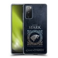 thumbnail image 1 of Head Case Designs Officially Licensed HBO Game of Thrones Metallic Sigils Stark Soft Gel Case Compatible with Samsung Galaxy S20 FE / 5G, 1 of 7