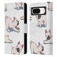 thumbnail image 1 of Head Case Designs Officially Licensed Haroulita Cats And Dogs French Bulldogs Leather Book Wallet Case Cover Compatible with Google Pixel 8, 1 of 6