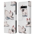 thumbnail image 1 of Head Case Designs Officially Licensed Haroulita Cats And Dogs French Bulldogs Leather Book Wallet Case Cover Compatible with Samsung Galaxy S10+ / S10 Plus, 1 of 6