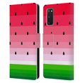 thumbnail image 1 of Head Case Designs Officially Licensed Haroulita Fruits Watermelon Leather Book Wallet Case Cover Compatible with Samsung Galaxy S20 / S20 5G, 1 of 6