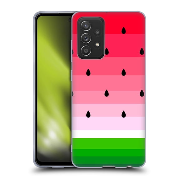 Head Case Designs Officially Licensed Haroulita Fruits Watermelon Soft Gel Case Compatible with Samsung Galaxy A52 / A52s / 5G (2021)